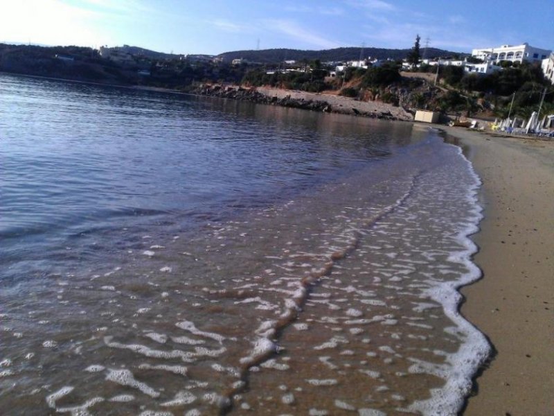 Ammoudara bei Agios Nikolaos Baugrundstück mit Meerblick in der Nähe von Sandstrand auf Kreta Grundstück kaufen